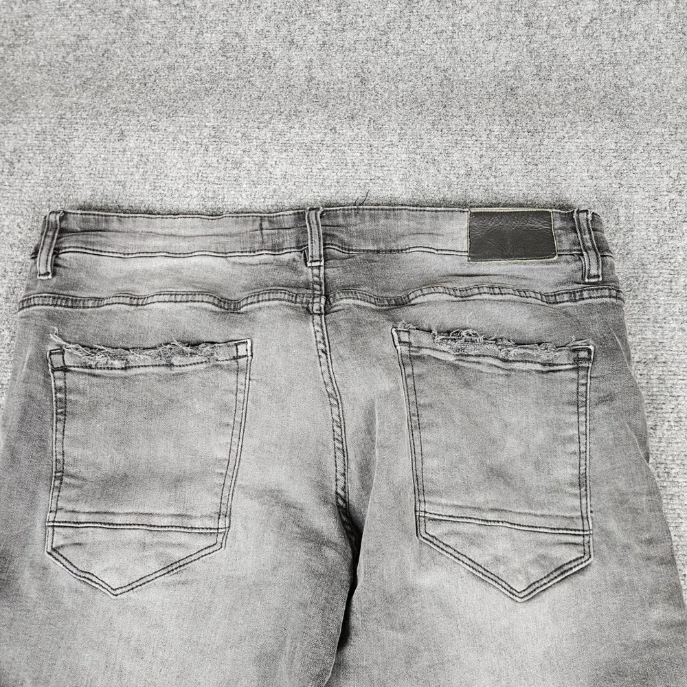 Jordan Craig Legacy Edition Distressed Side Stripe Jeans Black MensJM1933